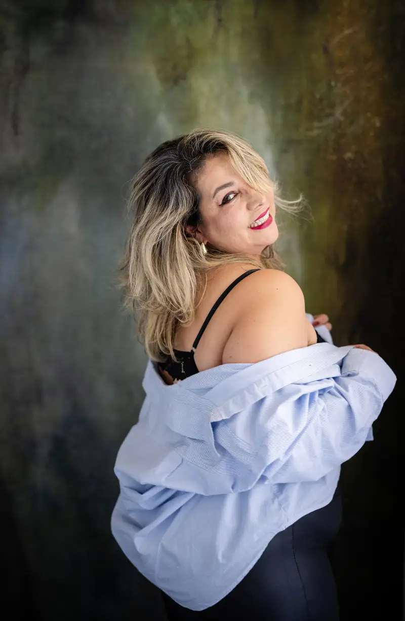 Portrait of Claudia, from the I Am Enough exhibition.